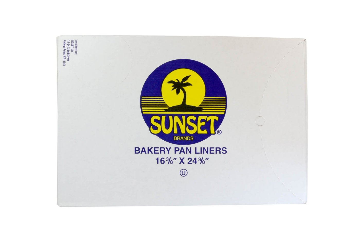 PAN LINER- White Plain 16x24 Sunset 1000ct - LA Food Service